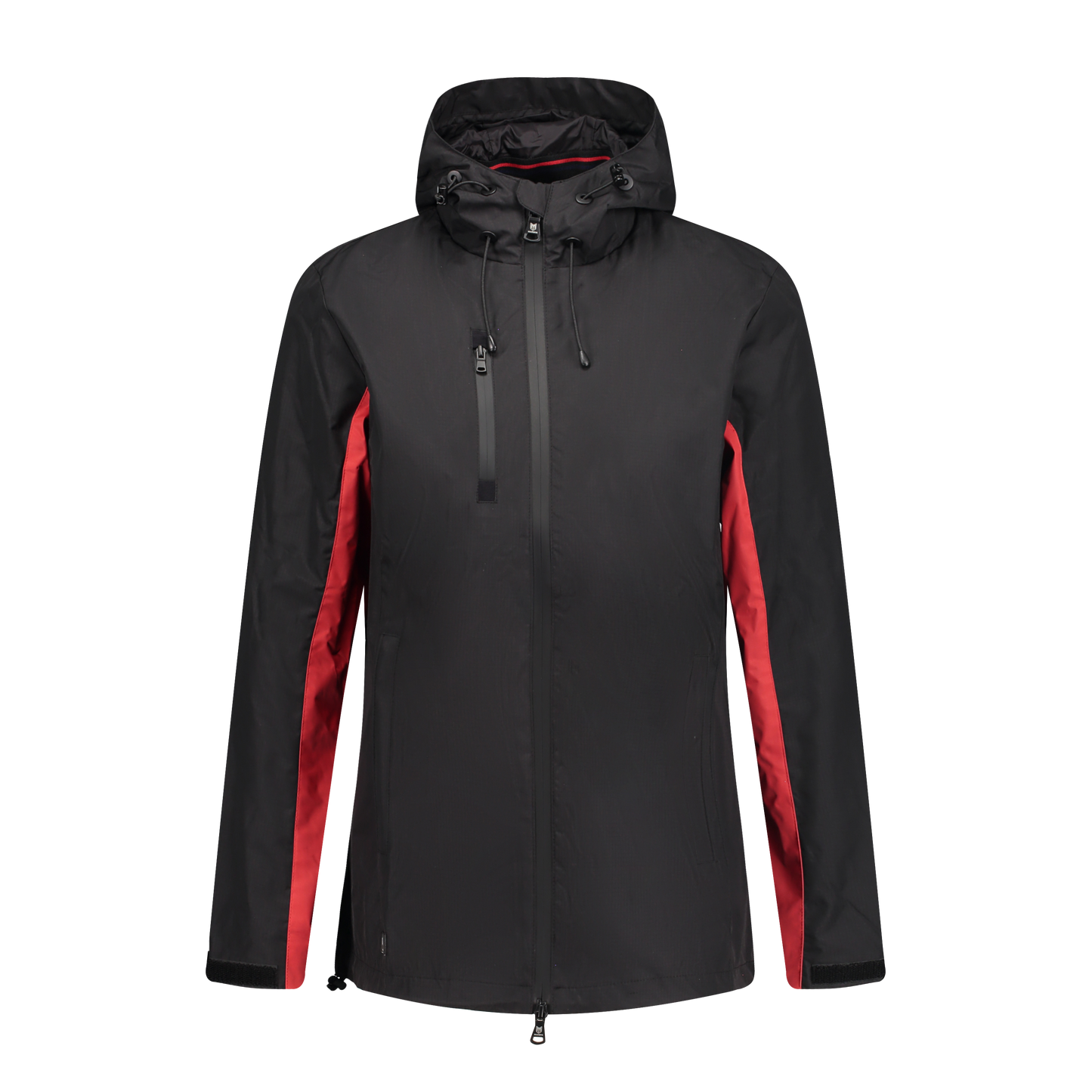 Lucia Black/Red Rain Jacket