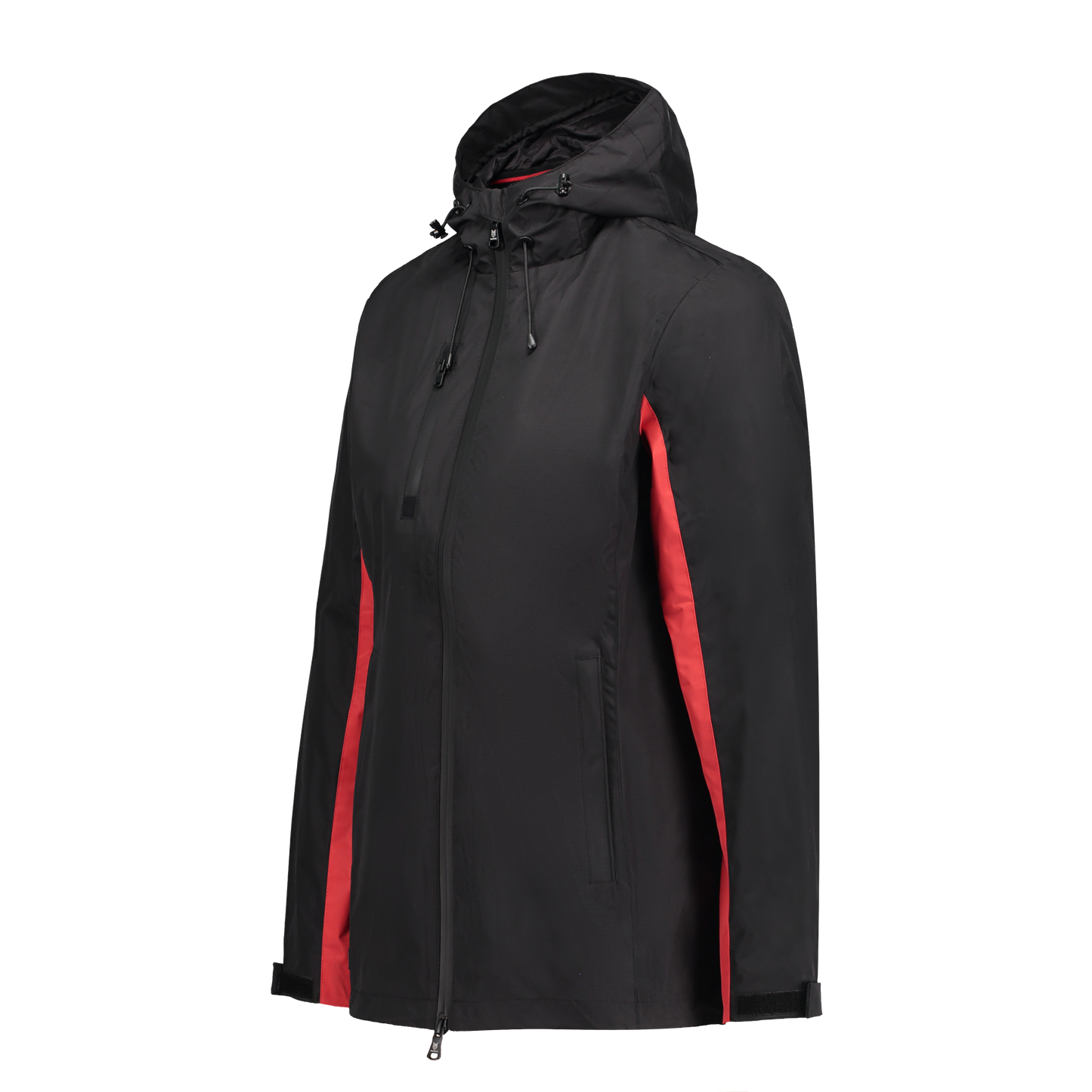 Lucia Black/Red Rain Jacket