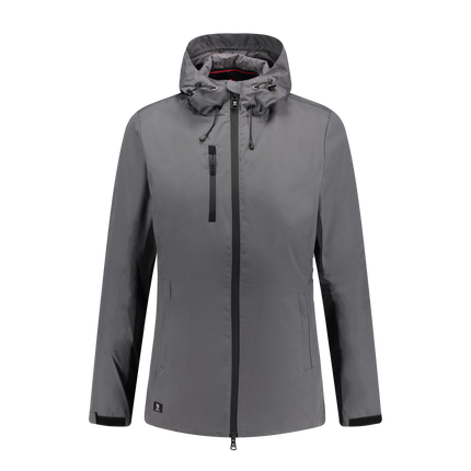 Lucia Grey/Black Rain Jacket