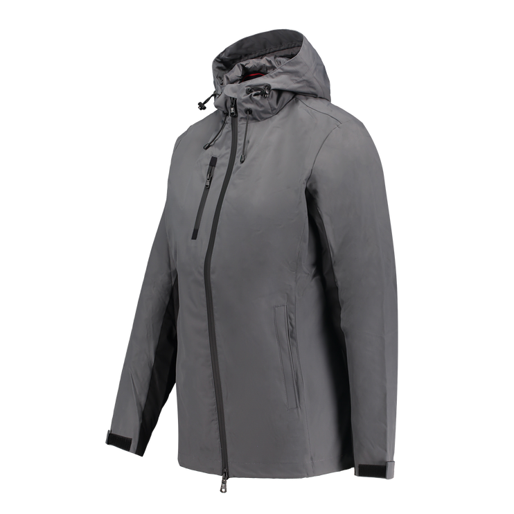 Lucia Grey/Black Rain Jacket