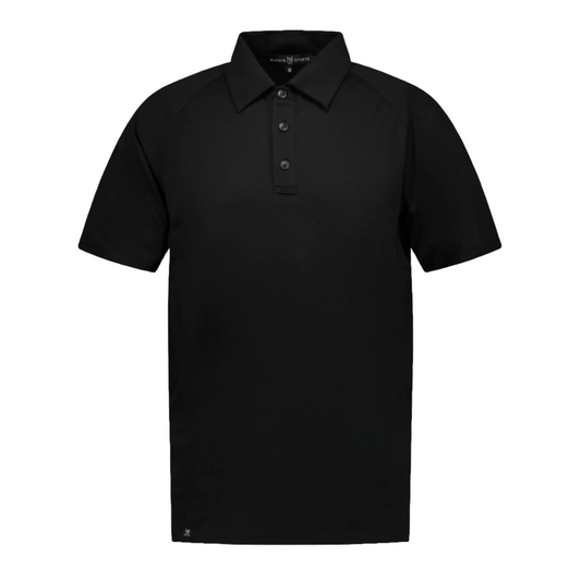 Flight Pilot Black Button Polo