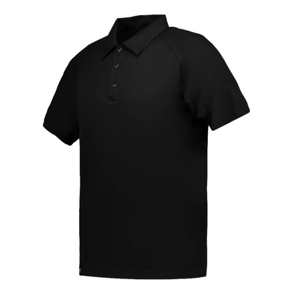 Flight Pilot Black Button Polo