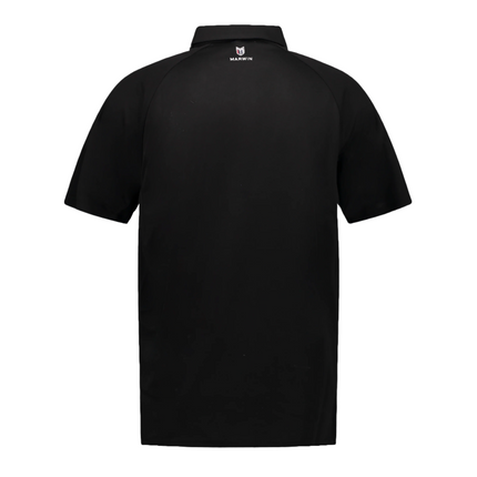 Marwin Sports Poly Button Men's Polo -Black