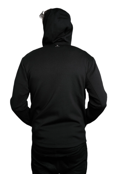 Marwin Sports Full Zip Men's Hoodie - Black