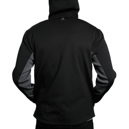 Marwin Sports Full Zip Men's Hoodie - Black/Grey