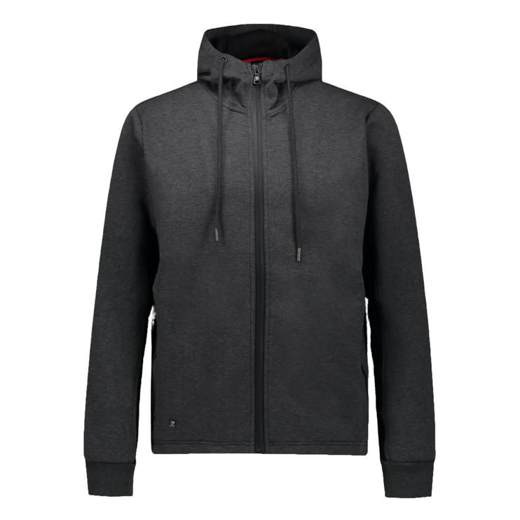 Marwin Sports Full Zip Men's Hoodie - Grey/Black