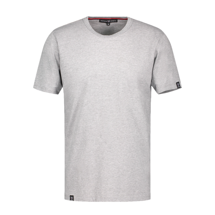 Marwin Sports Cotton Crew Neck Men's Tee -Grey