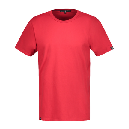 Marwin Sports Cotton Crew Neck Men's Tee - Red