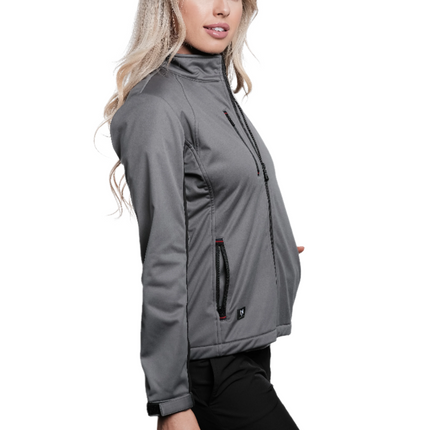 Marwin Sports Softshell Women's Jacket - Grey/Black