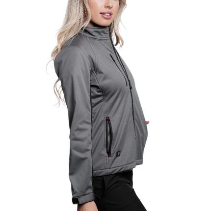 Monarch Grey/Black Softshell Jacket