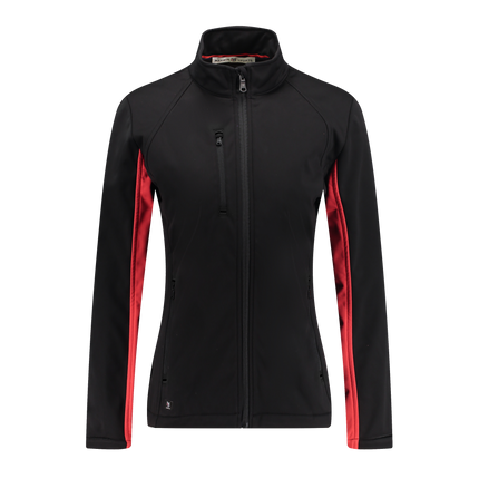 Marwin Sports Softshell Women's Jacket - Black/Red