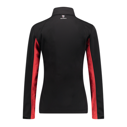 Marwin Sports Softshell Women's Jacket - Black/Red
