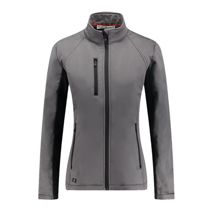 Monarch Grey/Black Softshell Jacket