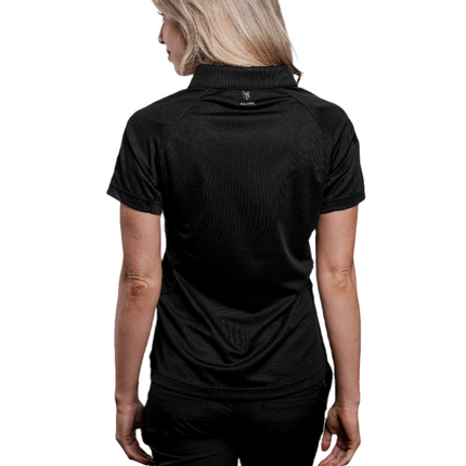 Phoenix Black Zipper Polo