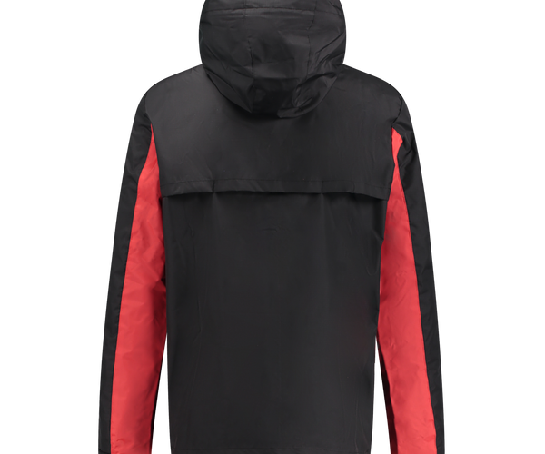 Red and black rain jacket online