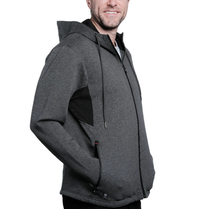 Regional Grey/Black Full Zip Hoodie