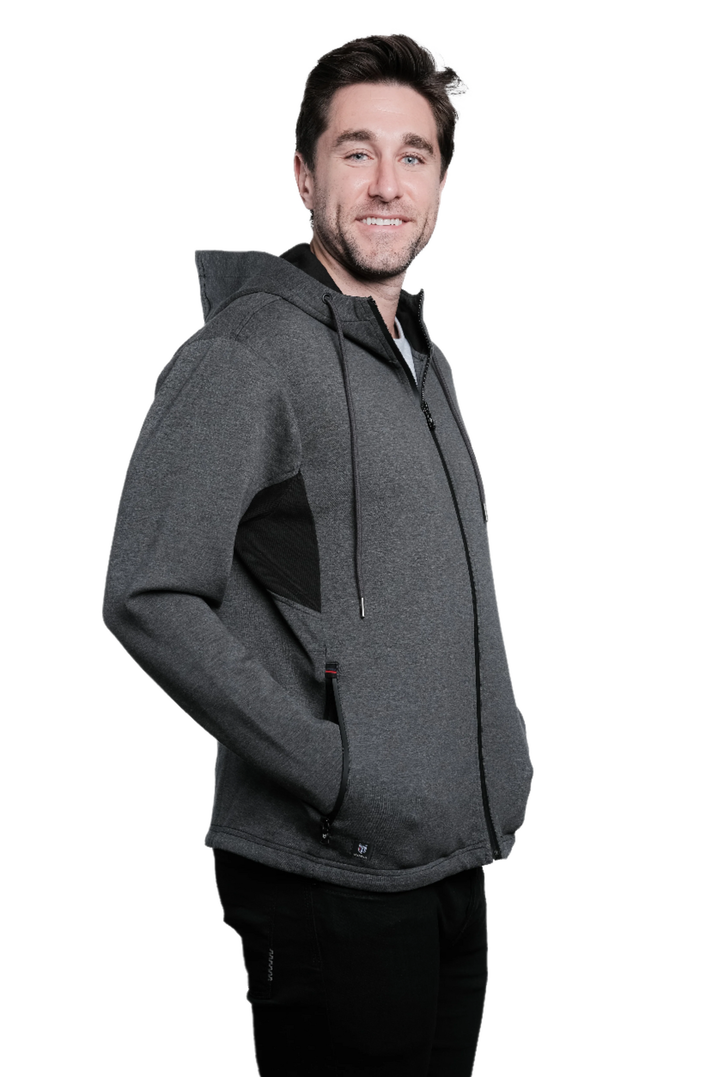 Regional Grey/Black Full Zip Hoodie