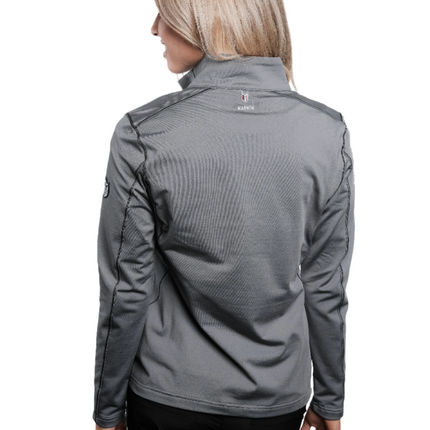Marwin Sports Quarter Zip Women's Pullover - Grey