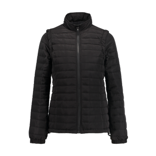 Sierra Black Puffer Jacket Removable Arms