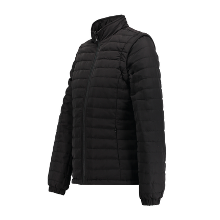 Marwin Sports Puffer Women's Jacket Removable Arms - Black