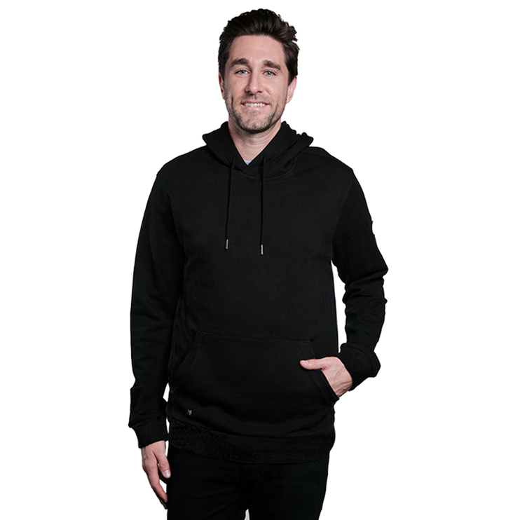Marwin Sports Pullover Men's Hoodie - Black