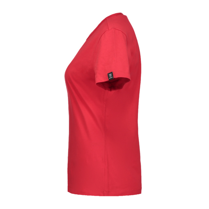 Marwin Sports Cotton Crew Neck Women's Tee - Red