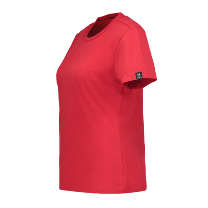 Marwin Sports Cotton Crew Neck Women's Tee - Red