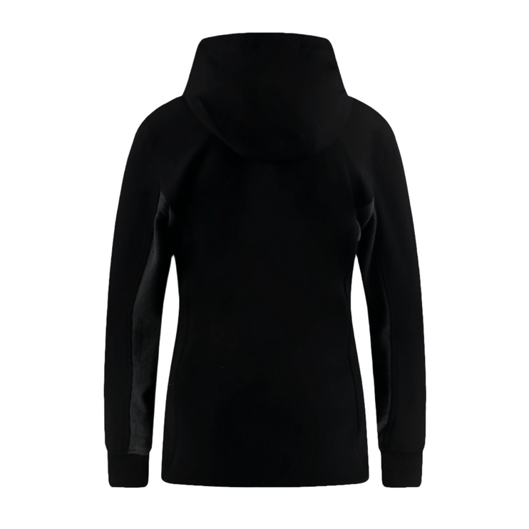 Marwin Sports Full Zip Women's Hoodie -Black/Grey