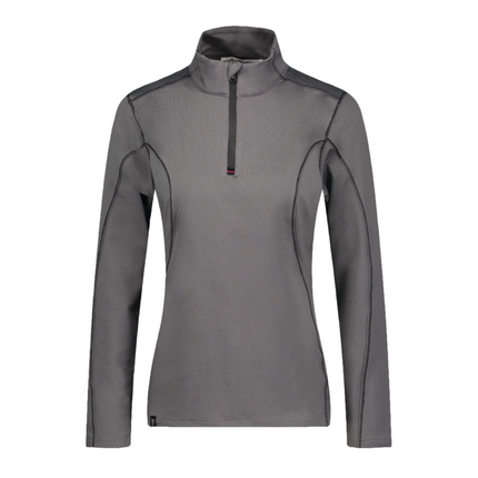 Marwin Sports Quarter Zip Women's Pullover - Grey