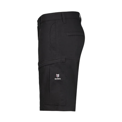 Boulton Men's Cargo Shorts - Black - Marwin Sports