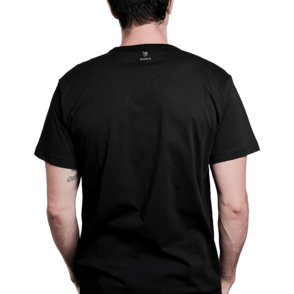 Branson Men's Crew Neck Tee - Black - Marwin Sports