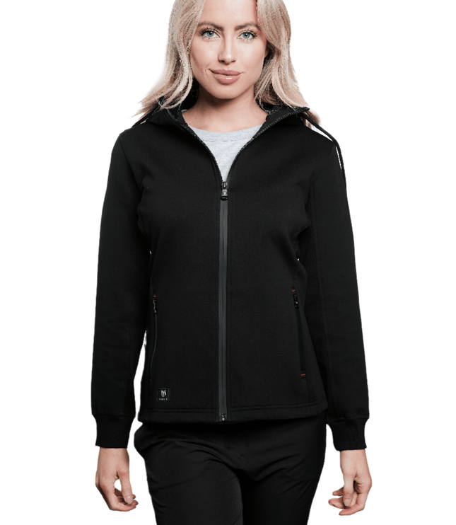 Haltia Women's Full Zip Hoodie - Black - Marwin Sports