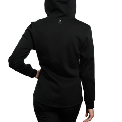 Haltia Black Full Zip Hoodie