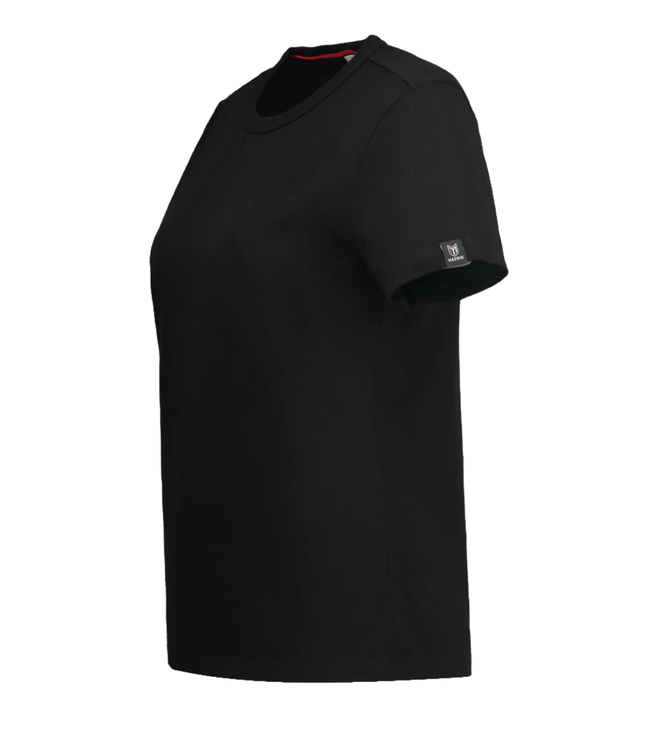 Hayden Crew Neck Women's Tee - Black - Marwin Sports