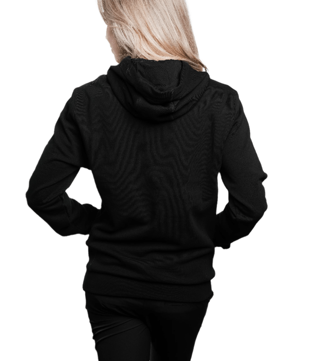 La Rosa Women's Pullover Hoodie - Black - Marwin Sports
