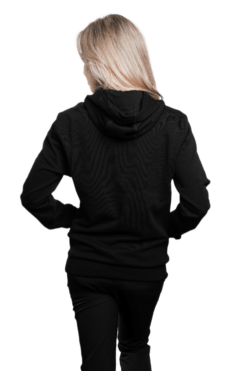 La Rosa Women's Pullover Hoodie - Black - Marwin Sports