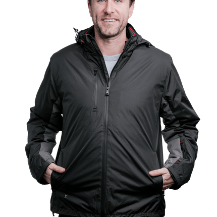 Marwin Sports 4 - 1 Men's Jacket - Black/Grey - Marwin Sports