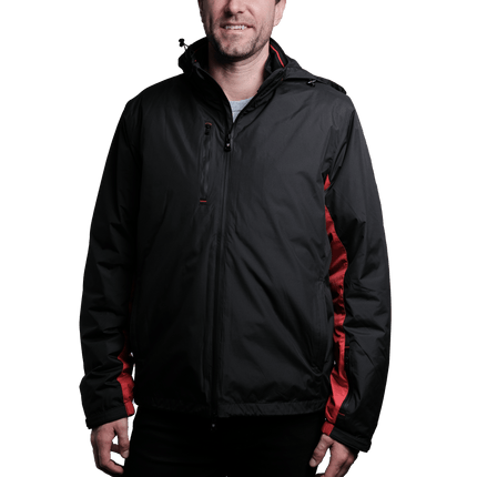 Marwin Sports 4 - 1 Men's Jacket - Black/Red - Marwin Sports
