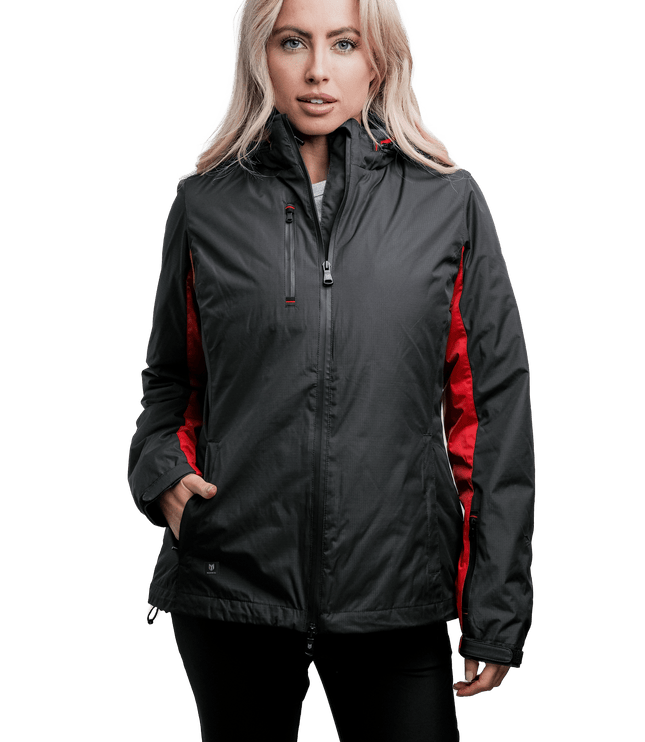 Marwin Sports 4 - 1 Women's Jacket - Black/Red - Marwin Sports