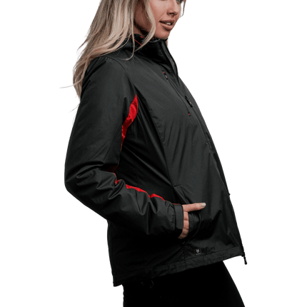 Marwin Sports 4 - 1 Women's Jacket - Black/Red - Marwin Sports