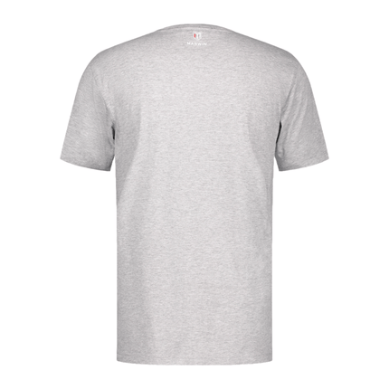 Marwin Sports Cotton Crew Neck Men's Tee - Grey - Marwin Sports