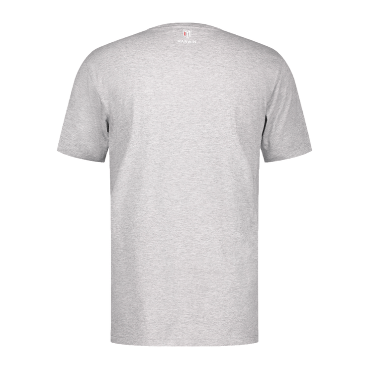 Marwin Sports Cotton Crew Neck Men's Tee - Grey - Marwin Sports