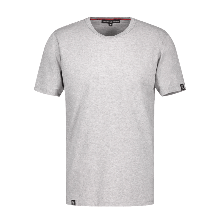 Marwin Sports Cotton Crew Neck Men's Tee - Grey - Marwin Sports