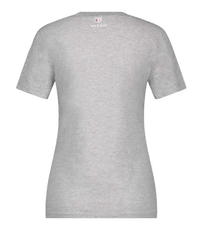 Marwin Sports Cotton Crew Neck Women's Tee - Grey - Marwin Sports