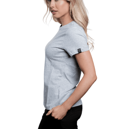 Marwin Sports Cotton Crew Neck Women's Tee - Grey - Marwin Sports