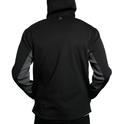 Marwin Sports Full Zip Men's Hoodie - Black/Grey - Marwin Sports