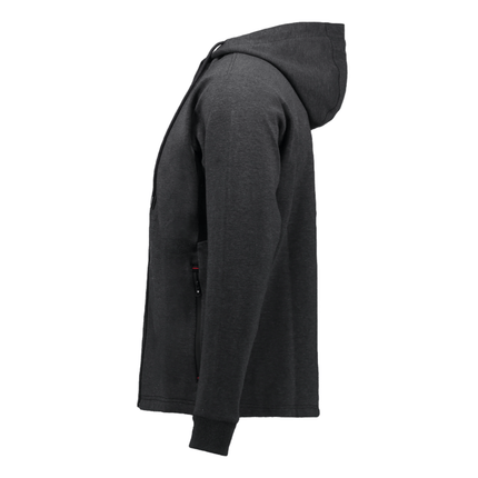 Marwin Sports Full Zip Men's Hoodie - Grey/Black - Marwin Sports