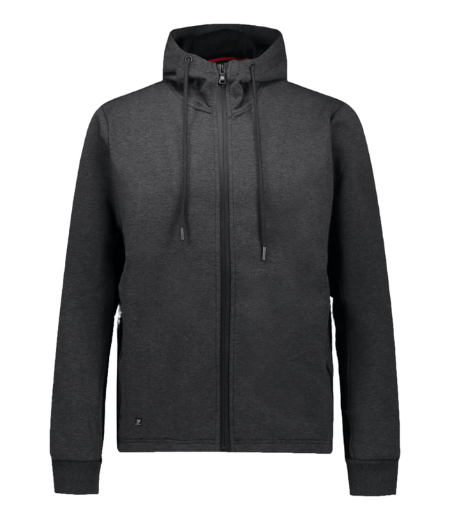 Marwin Sports Full Zip Men's Hoodie - Grey/Black - Marwin Sports