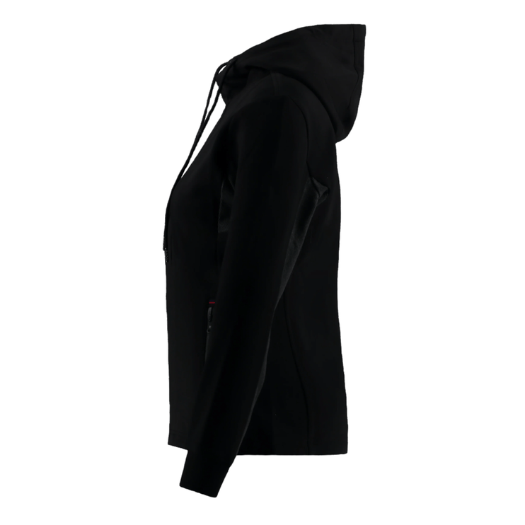 Marwin Sports Full Zip Women's Hoodie - Black/Grey - Marwin Sports