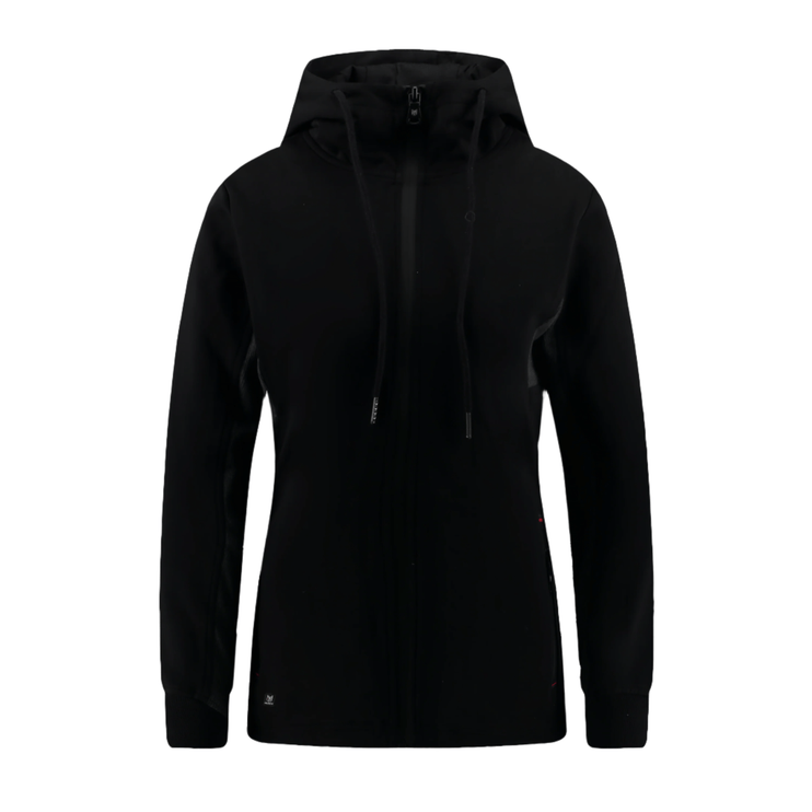 Marwin Sports Full Zip Women's Hoodie - Black/Grey - Marwin Sports